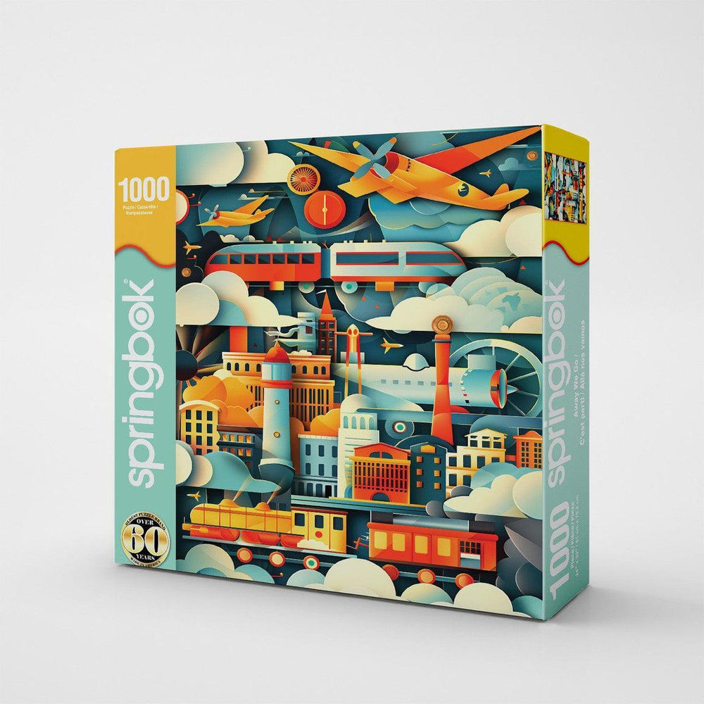 Away We Go 1000 Piece Jigsaw Puzzle Springbok (ONLINE ORDER ONLY)