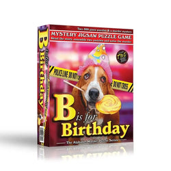 B is for Birthday Set of 2 500 Piece Mystery Jigsaw Puzzles TDC (ONLINE ORDER ONLY)