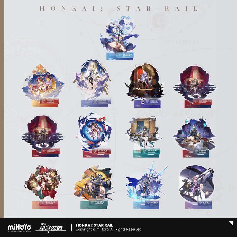 The Harmony Character Warp Artwork Acrylic Stand (ONLINE ORDER ONLY)