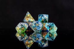 Mother Nature Shattered Glass Dice Set (ONLINE ORDER ONLY)