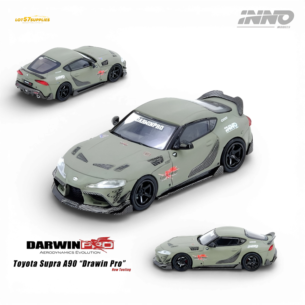 INNO64 Toyota Supra A90 Darwin Pro Matt Green 1:64