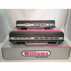 BAC43030 Baltimore Ohio 60 Ft Aluminum Streamliners O Scale Combine And Diner Set (ONLINE ORDER ONLY)