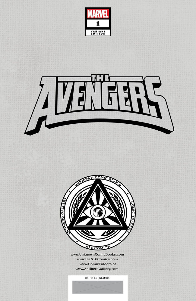 [Signed by Nathan Szerdy] AVENGERS #1 UNKNOWN COMICS NATHAN SZERDY EXCLUSIVE VIRGIN VAR [IN STOCK] (ONLINE ORDER ONLY)