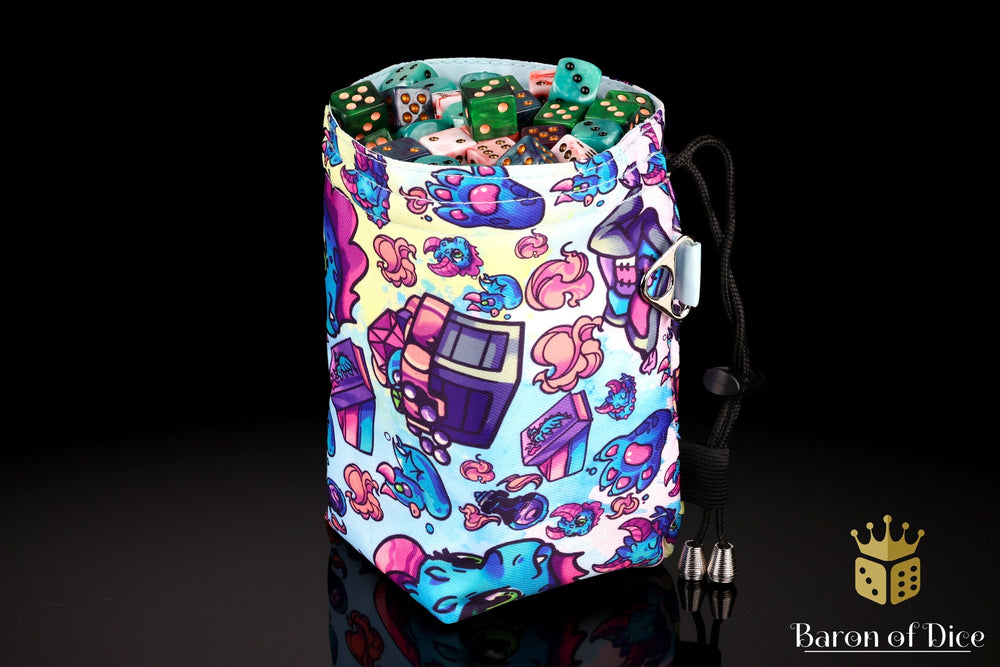 Baby Dragon | Luxury RPG Dice Bag | Large (ONLINE ORDER ONLY)