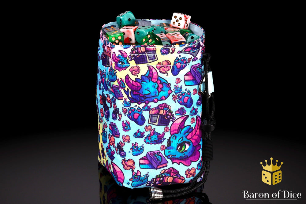 Baby Dragon | Luxury RPG Dice Bag | Large (ONLINE ORDER ONLY)