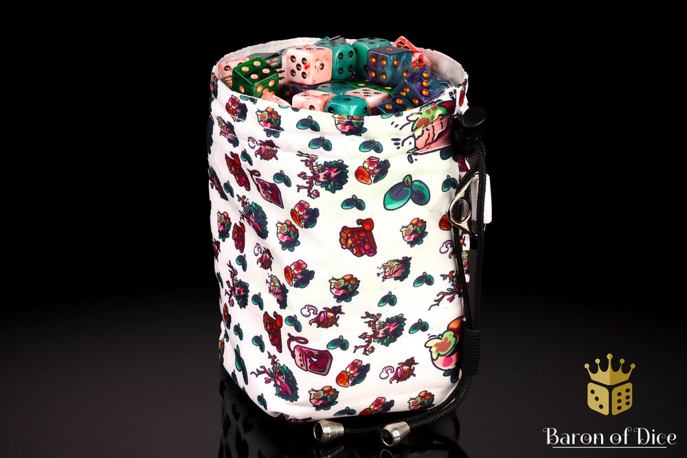 Woodland Beast | Spring | Luxury RPG Dice Bag | Large (ONLINE ORDER ONLY)