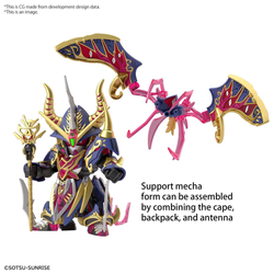 Bandai Spirits: Gundam SDW Heroes: The Legend of Dragon Knight - Warlock Aegis Gundam Model Kit #24 (ONLINE ORDER ONLY)