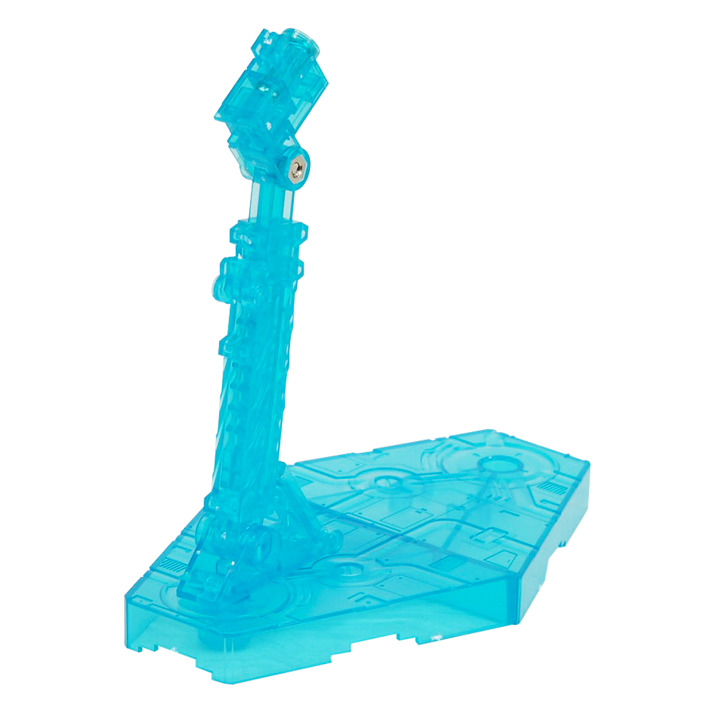 Bandai Spirits: 1/144 Blue (Clear) Action Base 2 Display Stand (ONLINE ORDER ONLY)