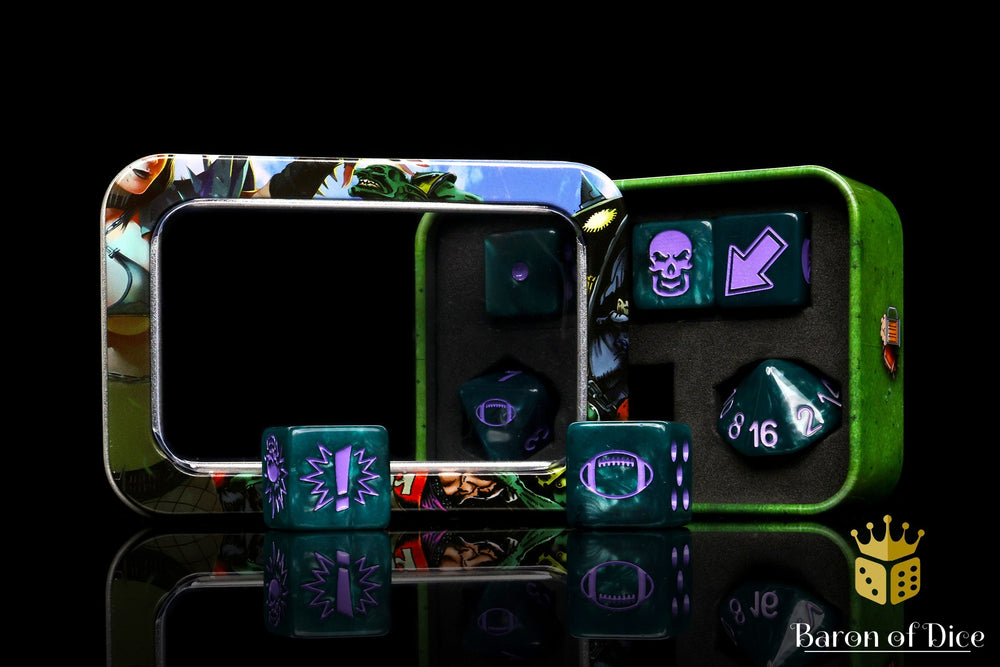 Terror - Bloody Football Dice (Set of 7) (ONLINE ORDER ONLY)
