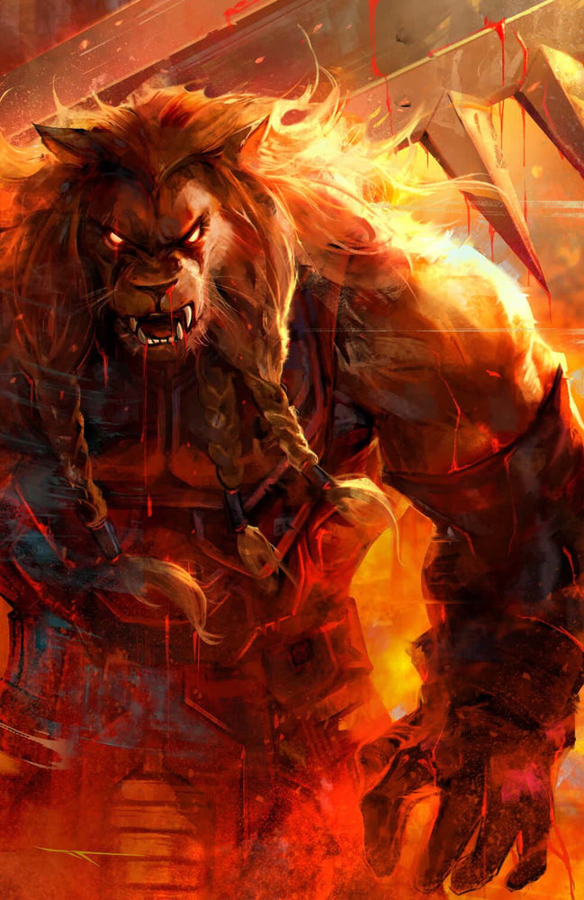 (A) Battle Beast 4 Virgin Foil Cover by Ivan Tao (ONLINE ORDER ONLY)