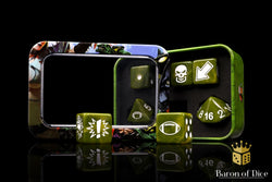 Diseased - Bloody Football Dice (Set of 7) (ONLINE ORDER ONLY)