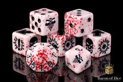 Murderous - Bloody Football Dice (Set of 7) (ONLINE ORDER ONLY)