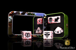 Murderous - Bloody Football Dice (Set of 7) (ONLINE ORDER ONLY)