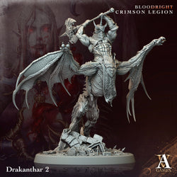 3D Printed Archvillain Games Drakanthar Bloodright - Crimson Legion 28 32mm D&D (Online Only)