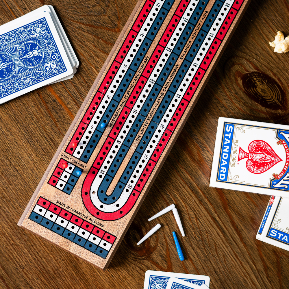 Bicycle: Cribbage Board Set - 3-Track