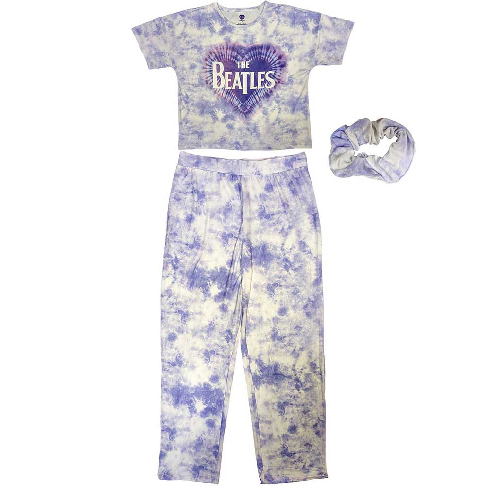 The Beatles Purple Heart Tie-Dye Pajama Set (ONLINE ORDER ONLY)