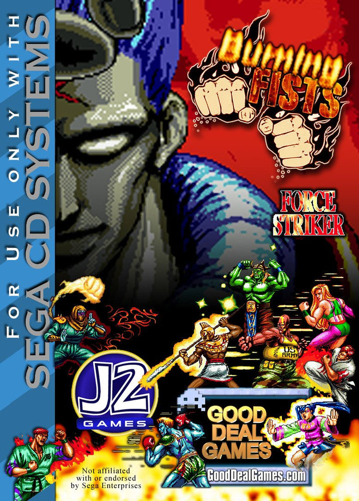 Burning Fists: Force Striker (Sega CD) (ONLINE ORDER ONLY)