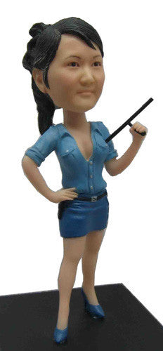 Female Cop Costume Bobblehead (ONLINE ORDER ONLY)