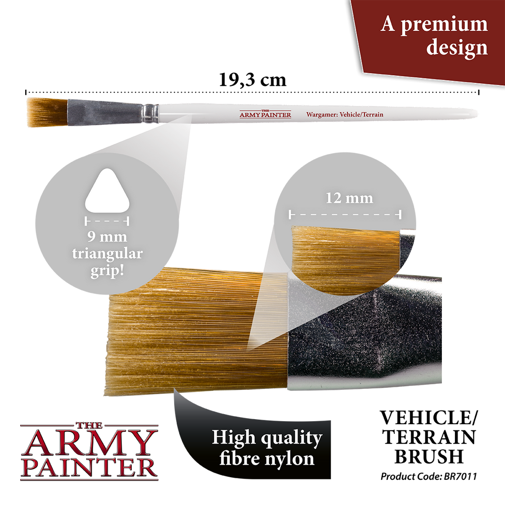 Army Painter Tools: Wargamer Brush - Vehicle & Scenery