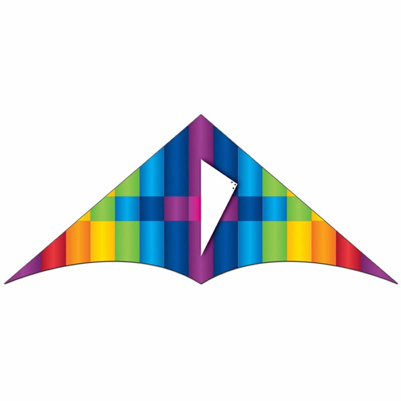 BRS72151 Delta Pixel 100 100 Inch Nylon Kite Brainstorm Kites (ONLINE ORDER ONLY)