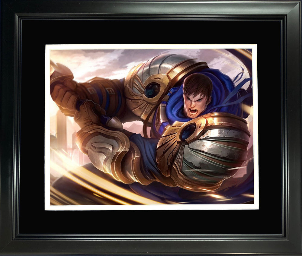 Framed Garen 11"x14" Video Game Photo (ONLINE ORDER ONLY)