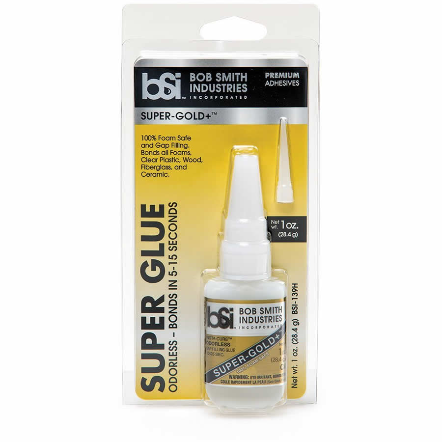 BSI139H Super Gold Plus Foam Safe Ca Glue 1 Ounce (28.4g) In Clamshell (ONLINE ORDER ONLY)