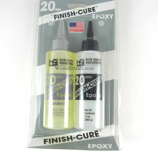 BSI210 Finish-Cure 20min Epoxy 8oz by BSI (ONLINE ORDER ONLY)