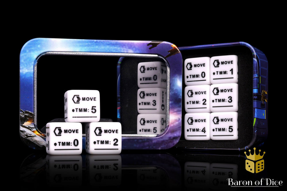 First Strike Movement Dice - Set of 12 | Mono White (ONLINE ORDER ONLY)