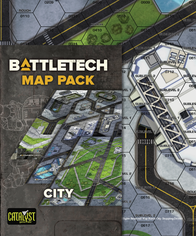 Battletech Map Pack: City (ONLINE ORDER ONLY)