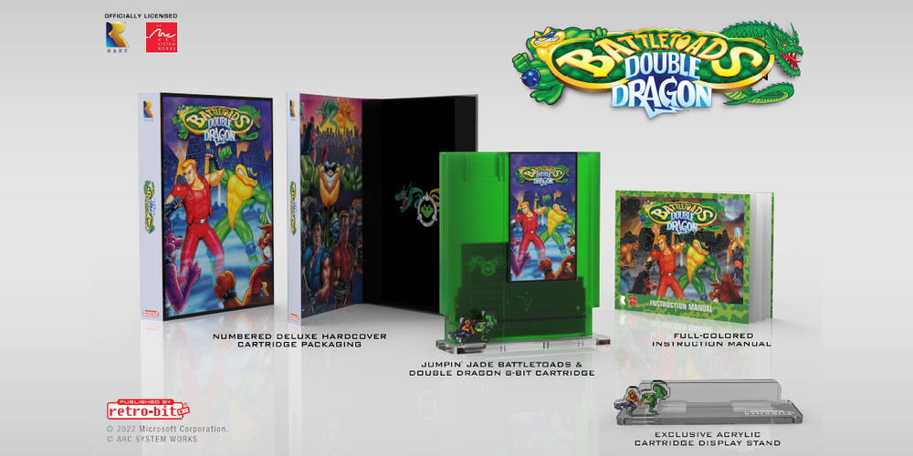 Battletods: Double Dragon Retro-Bit Collector's Edition (Nintendo NES) (Online Order Only)