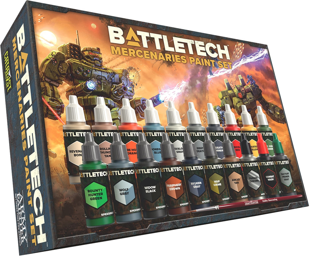 Battletech Mercenaries Paint Set (ONLINE ORDER ONLY)