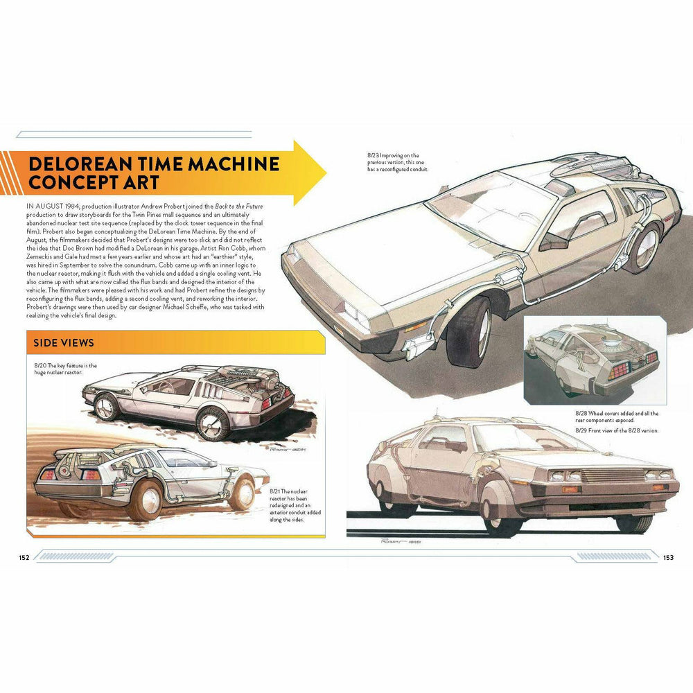 Back to the Future: DeLorean Time Machine: Doc Brown's Owner's Workshop Manual hardcover book by Bob Gale and Joe Walser (ONLINE ORDER ONLY)