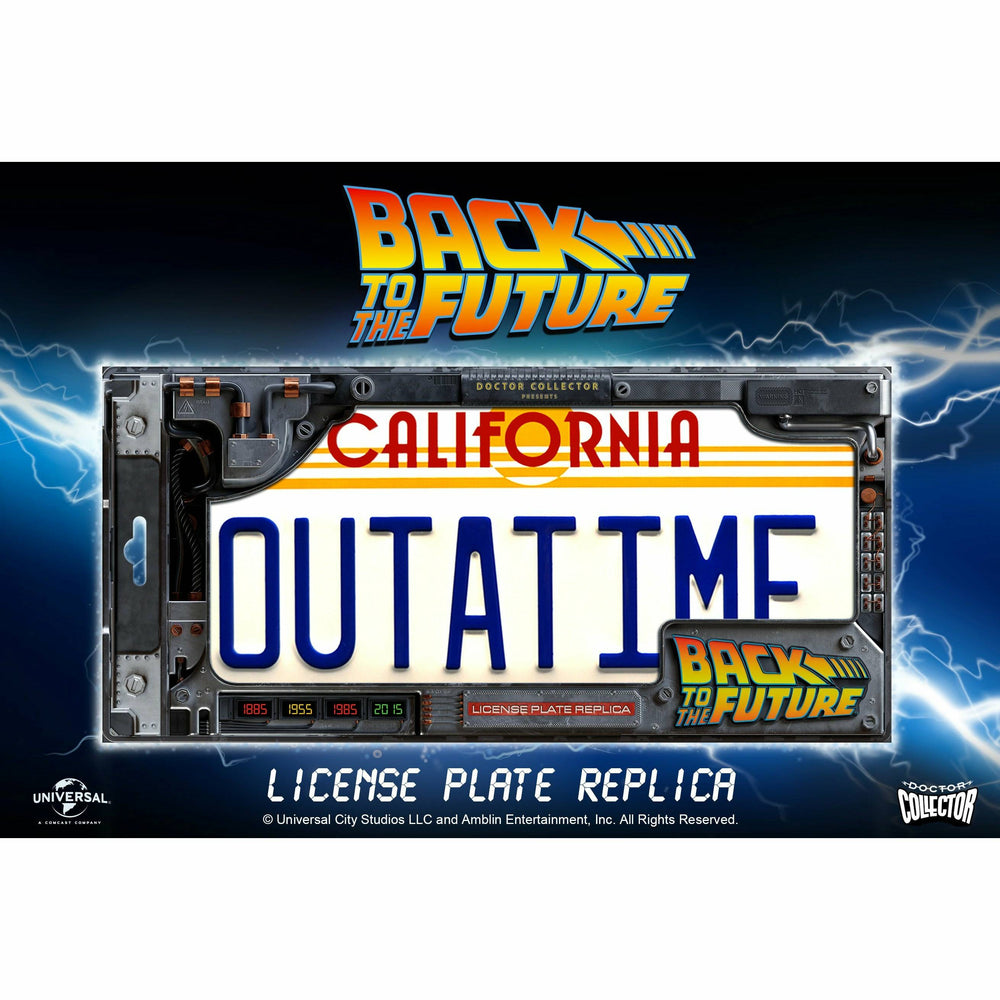 Back to the Future OUTATIME License Plate Replica (ONLINE ORDER ONLY)