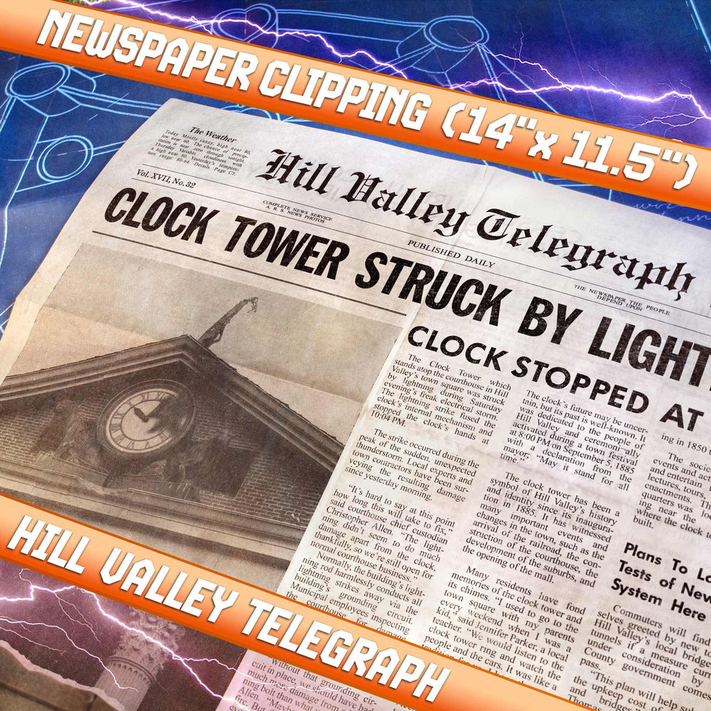 Back to the Future Time Travel Memories II Expansion Kit — "1.21 Gigawatts" Edition prop replicas (BacktotheFuture.com / DoctorCollector.com exclusive!) (ONLINE ORDER ONLY)