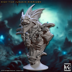 3D Printed Artisan Guild Mirmidons of the Death-Tide Busts Set 28mm 32mm (Online Only)