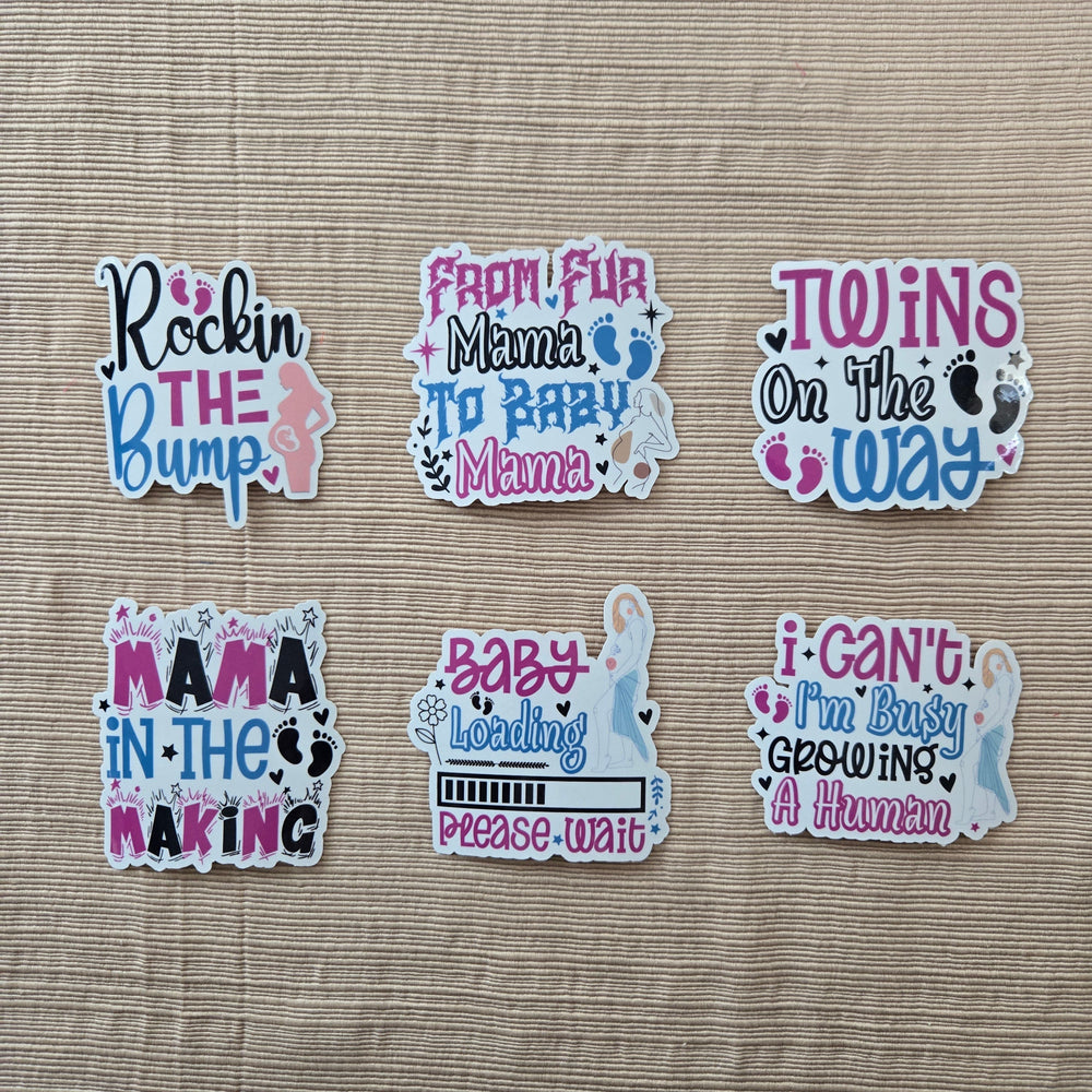 Funny Pregnancy Stickers (ONLINE ORDER ONLY)
