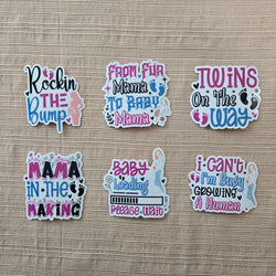 Funny Pregnancy Stickers (ONLINE ORDER ONLY)
