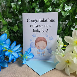 Congratulations on Baby Boy Card (ONLINE ORDER ONLY)