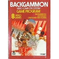 Backgammon [Text Label] - Atari 2600 (Online Order Only)