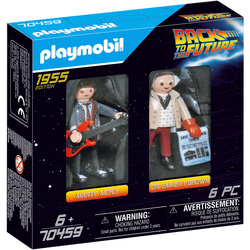 Back to the Future Playmobil Marty McFly & Dr. Emmett Brown "1955 Edition" 6-piece vinyl figures 2-pack (ONLINE ORDER ONLY)