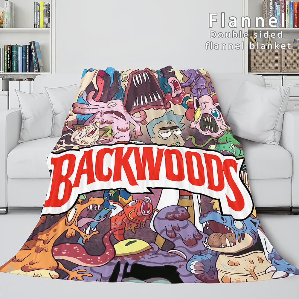 Rick And Morty Blanket Super Soft Flannel Fleece Throw Blanket Sets (Online Order Only)