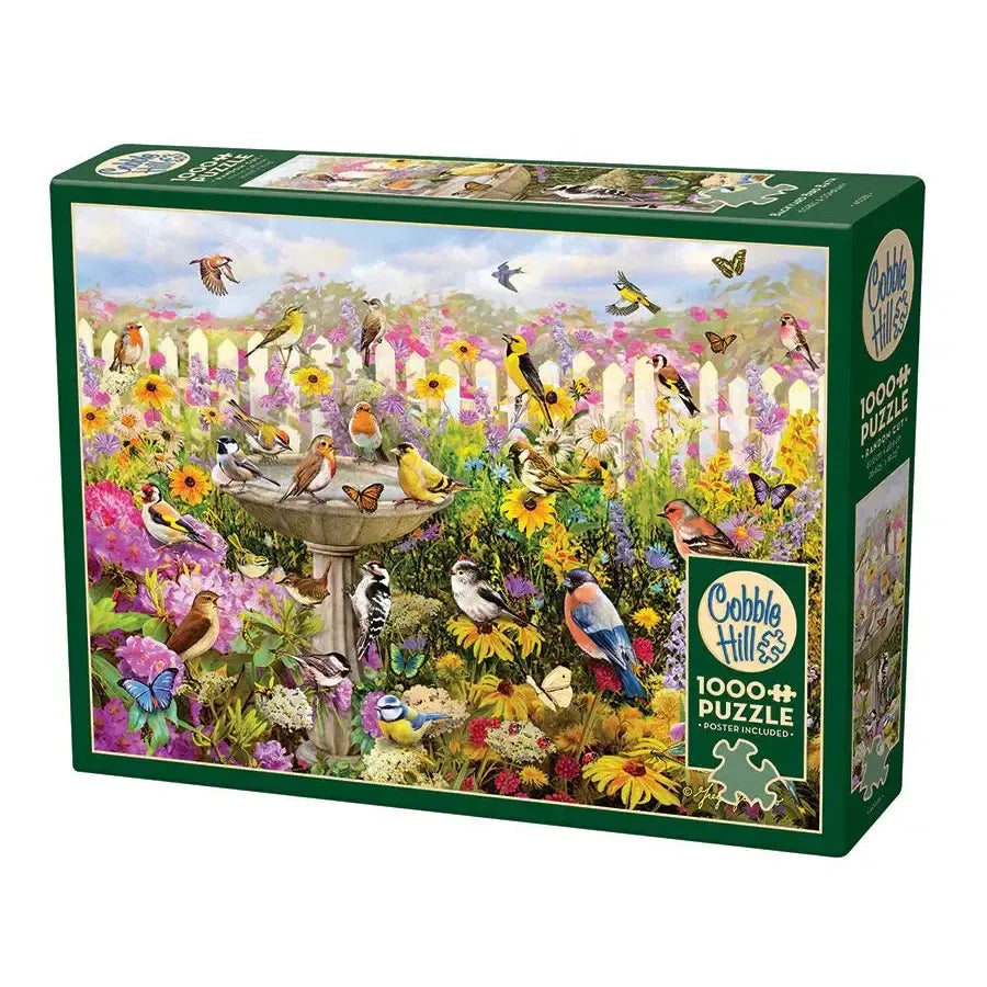 Backyard Bird Bath 1000 Piece Jigsaw Puzzle Cobble Hill (ONLINE ORDER ONLY)