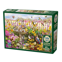 Backyard Bird Bath 1000 Piece Jigsaw Puzzle Cobble Hill (ONLINE ORDER ONLY)