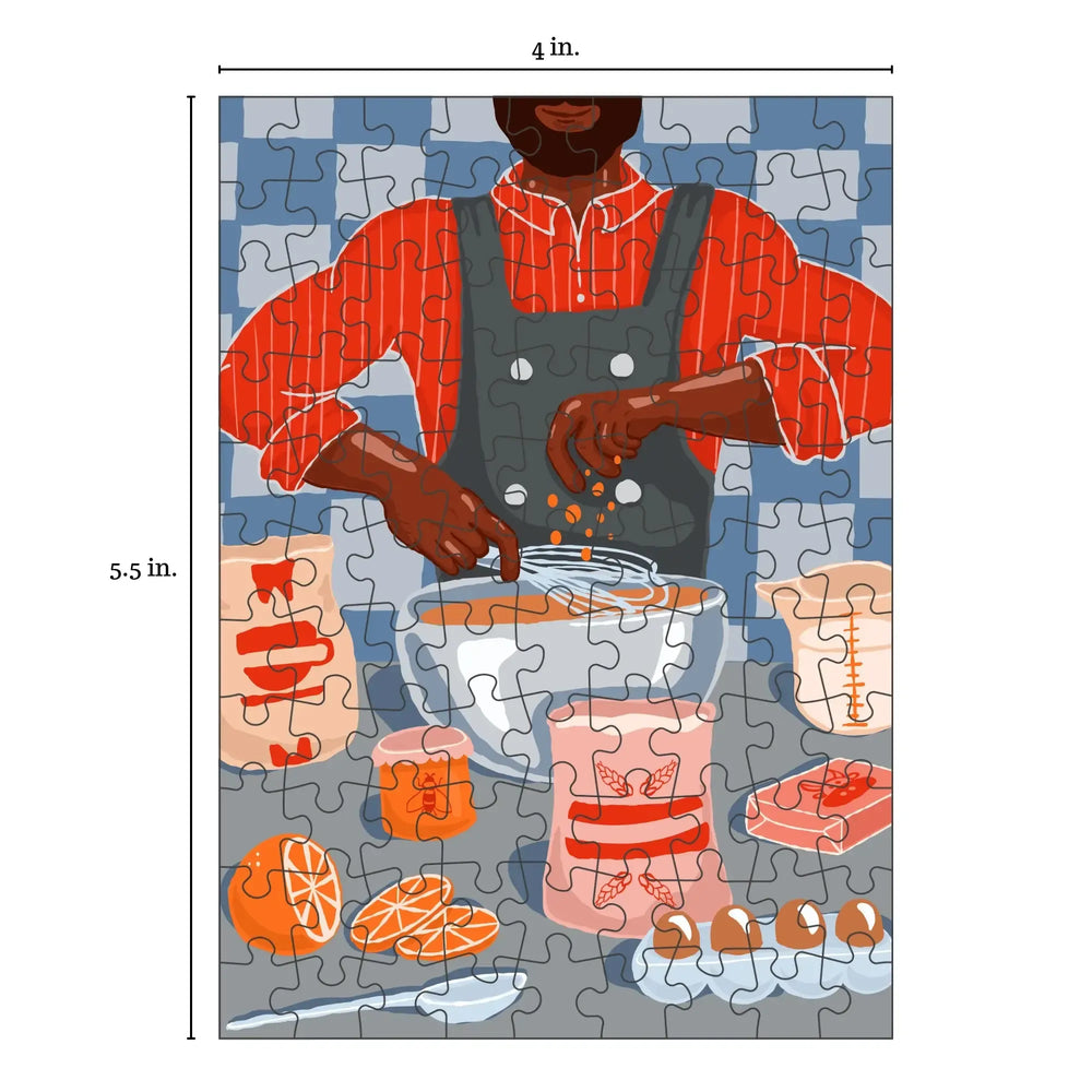Baking 99 Piece Mini Jigsaw Puzzle Puzzledly (ONLINE ORDER ONLY)