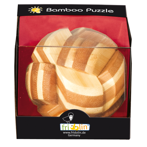 Ball 3D Bamboo Puzzle Fridolin (ONLINE ORDER ONLY)