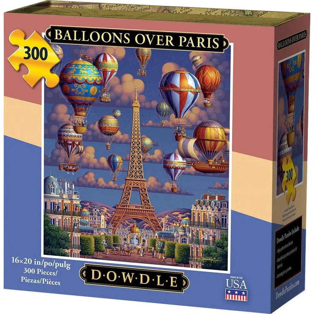 Balloons Over Paris 300 Piece Jigsaw Puzzle Dowdle (ONLINE ORDER ONLY)