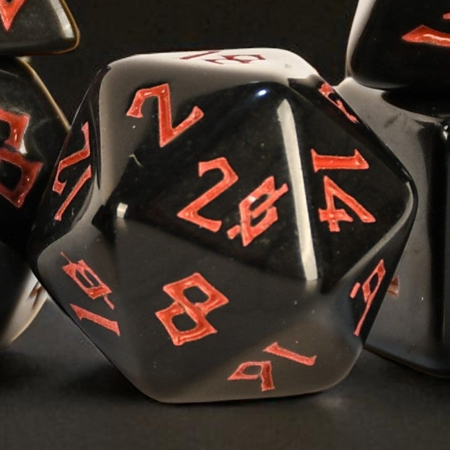 Banishment Acrylic Dice Set (ONLINE ORDER ONLY)