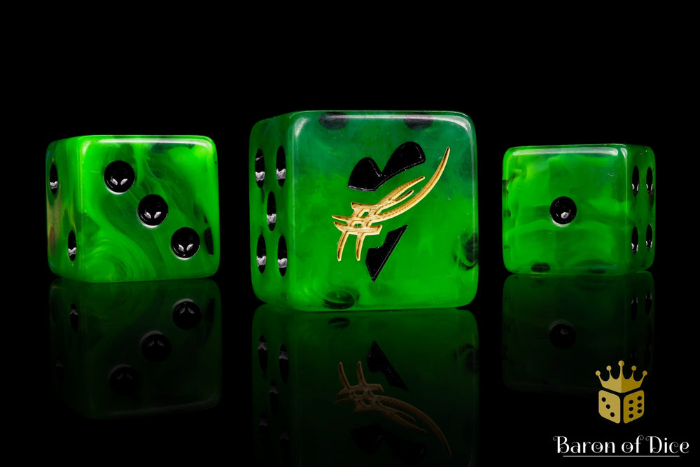 Barbed Heart Dice (ONLINE ORDER ONLY)