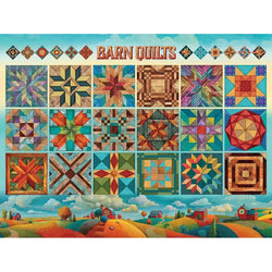 Barn Quilts 275 Large Piece Jigsaw Puzzle Cobble Hill (ONLINE ORDER ONLY)
