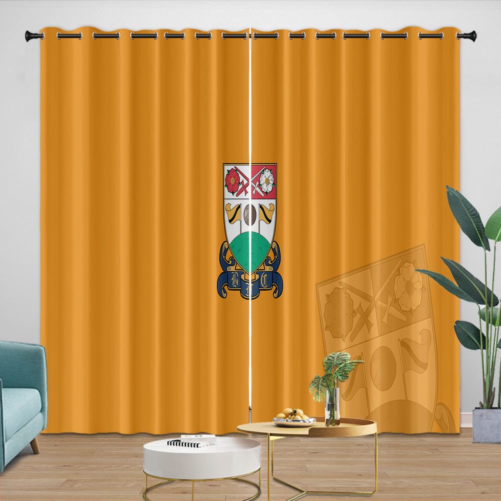 Barnet FC Curtains Blackout Window Drapes Room Decoration (Online Order Only)